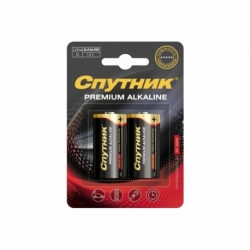 Элемент питания Спутник LR14 Premium Alkaline