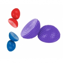 Полусфера балансировочная с массажным эффектом Indigo (2 шт)
