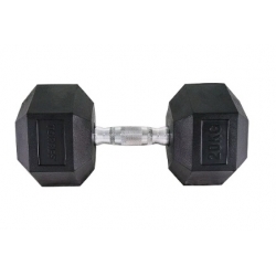 Гантель обрезиненная 20 кг Torres