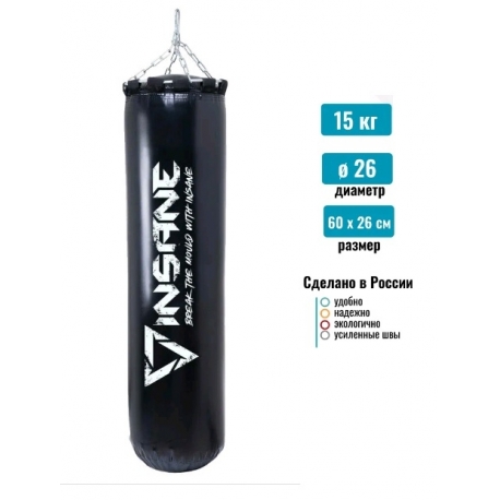 Мешок боксерский Insane PB-01 60 см, 15 кг, тент